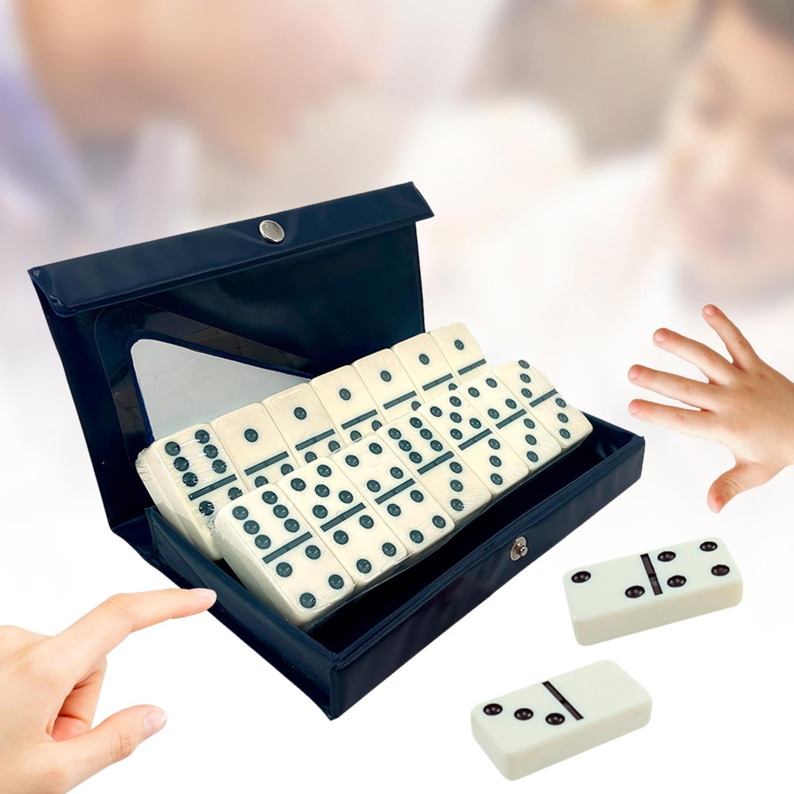 Amazon | Freneci ドミノセット 28 ドミノ 数字 テーブルゲーム